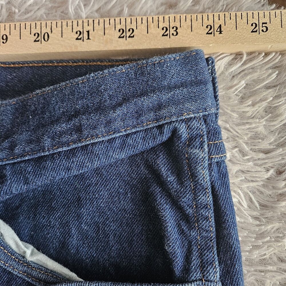 Rustler Blue Jeans Mens Size 48x30 Straight Leg Medium Wash Blue Collar Work - Picture 9 of 12